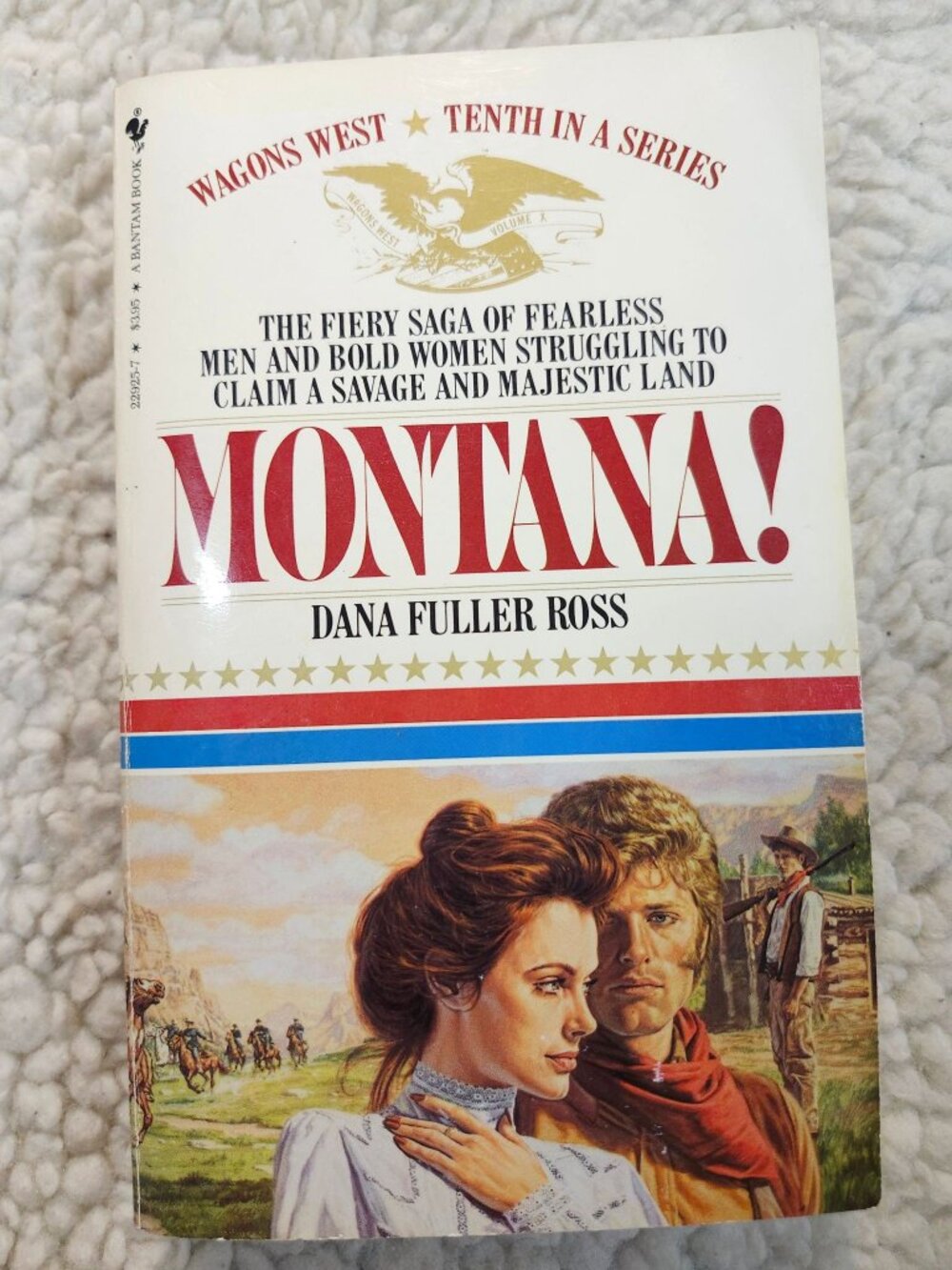 Montana! Dana Fuller Ross Bantam Mass Market Paperback Western 1983 US Edition